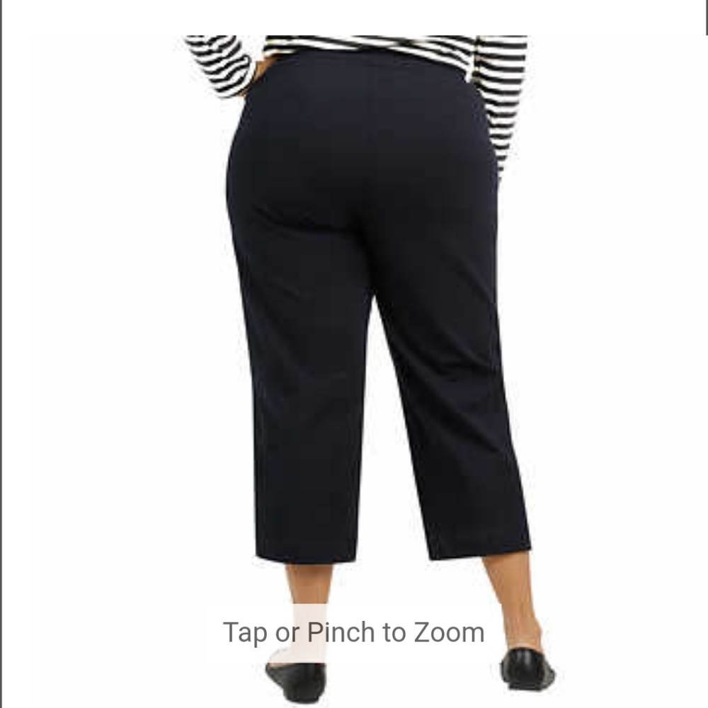Lands' End Women's Shore Comfort Stretch Knit Carpi Pants Pull On nwt - Picture 4 of 4